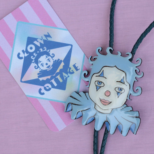 Blue Clown Bolo Tie