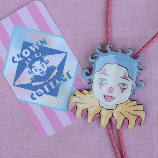 Pastel Clown Bolo Tie