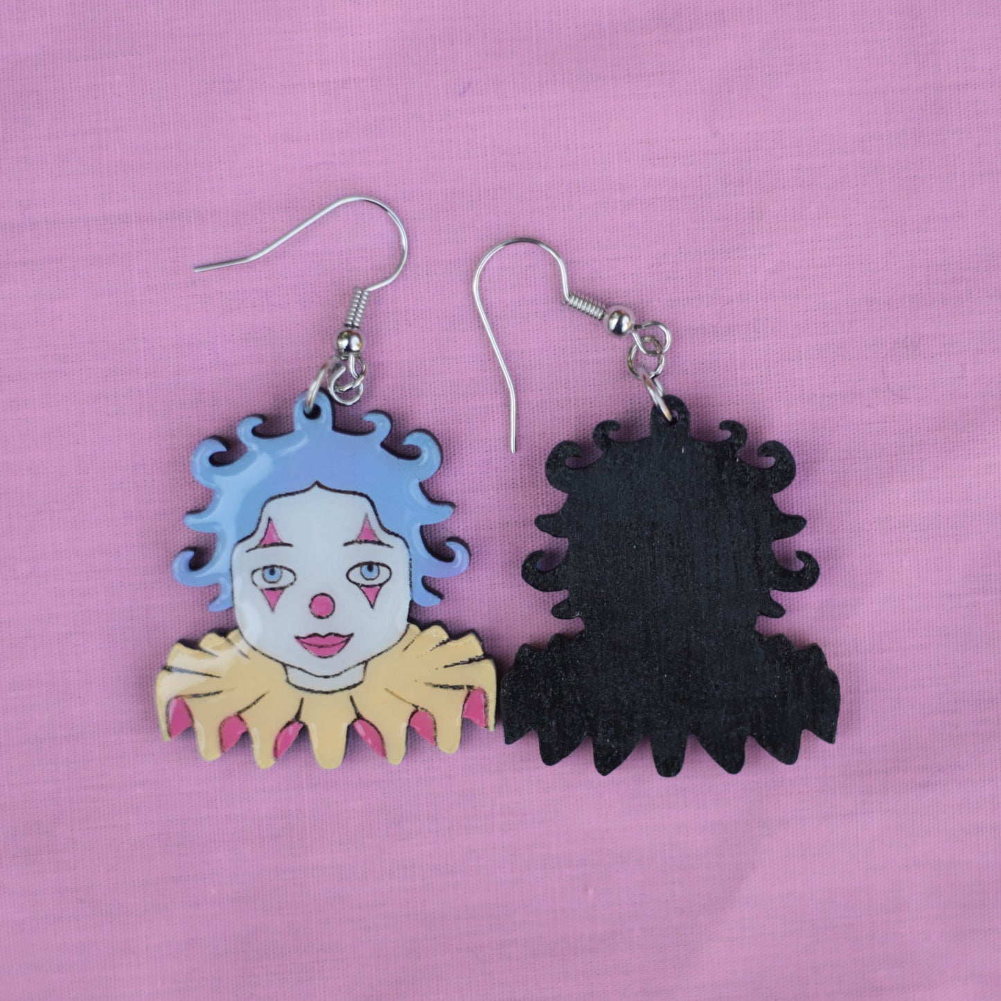 Pastel Clown Earrings