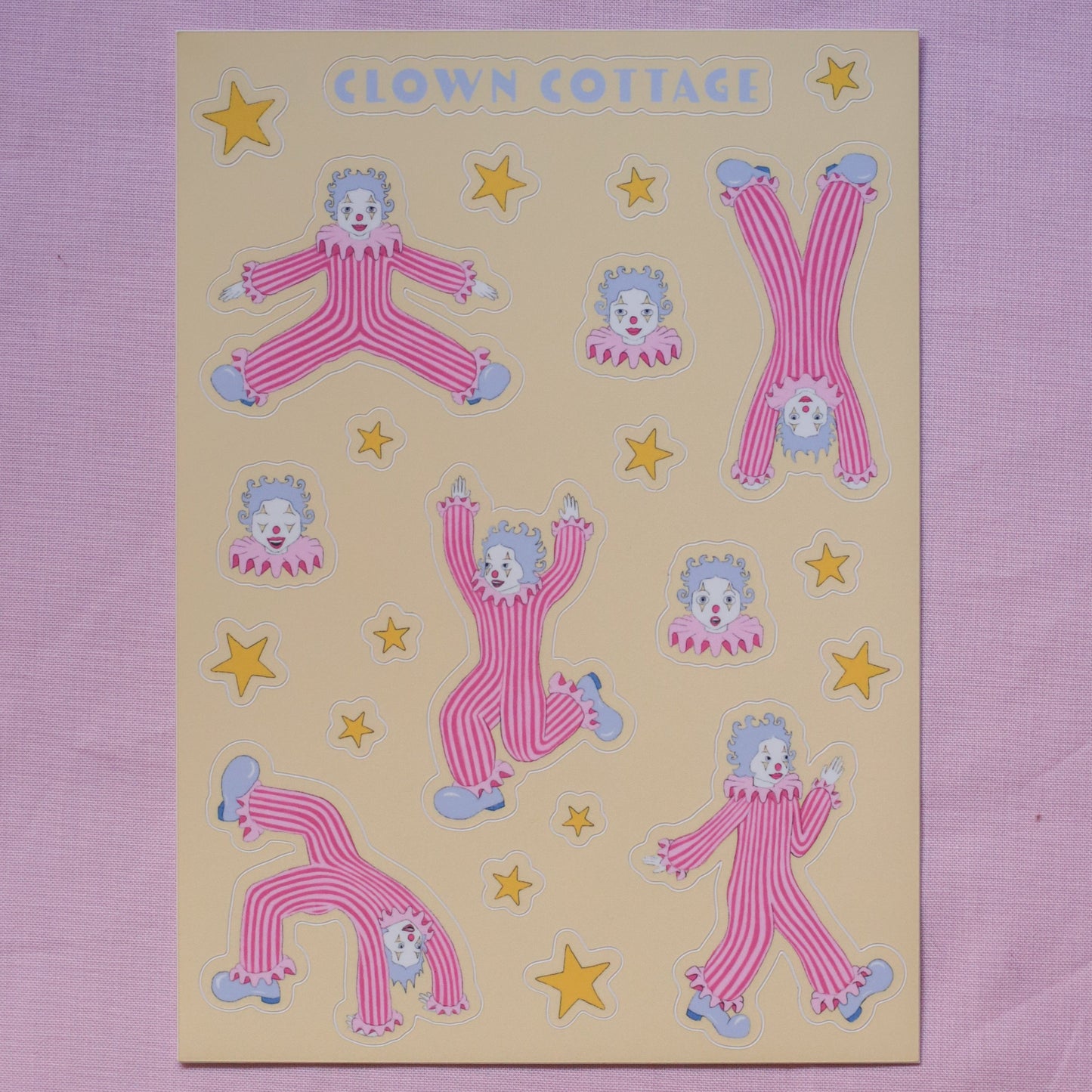 Clowning Around Sticker Sheet