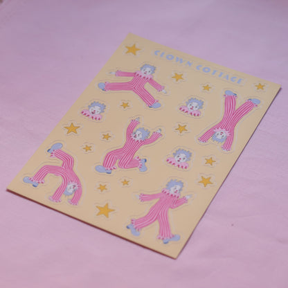 Clowning Around Sticker Sheet