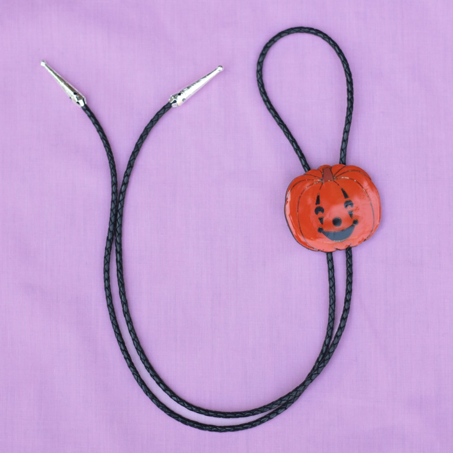 Clown Jack-O'-Lantern Bolo Tie